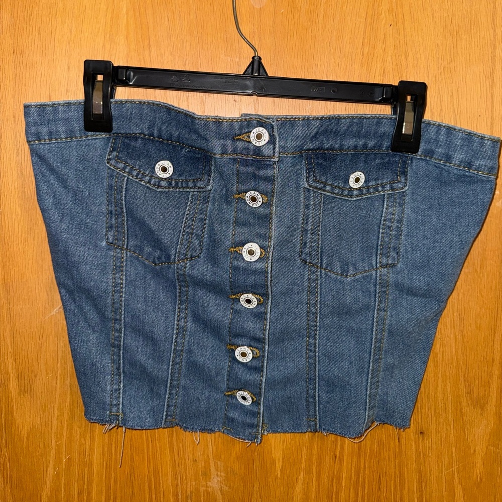 Denim Blue XL Tube Top